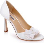 Badgley Mischka Collection Yana Sequin Flower Sandal