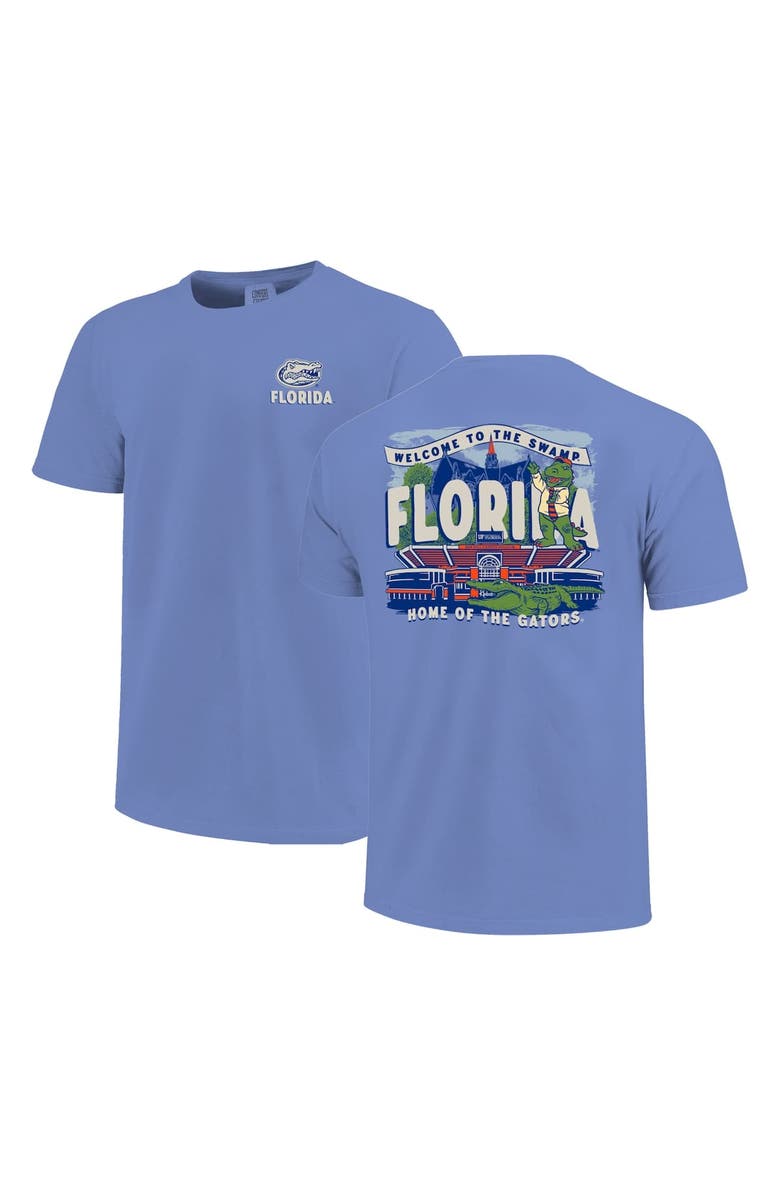 IMAGE ONE Youth  Royal Florida Gators Comfort Colors Hyperlocal Campus Scene T-Shirt, Alternate, color, 