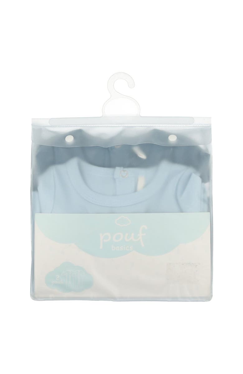 Pouf 2 Pack Footies, Alternate, color, Blue