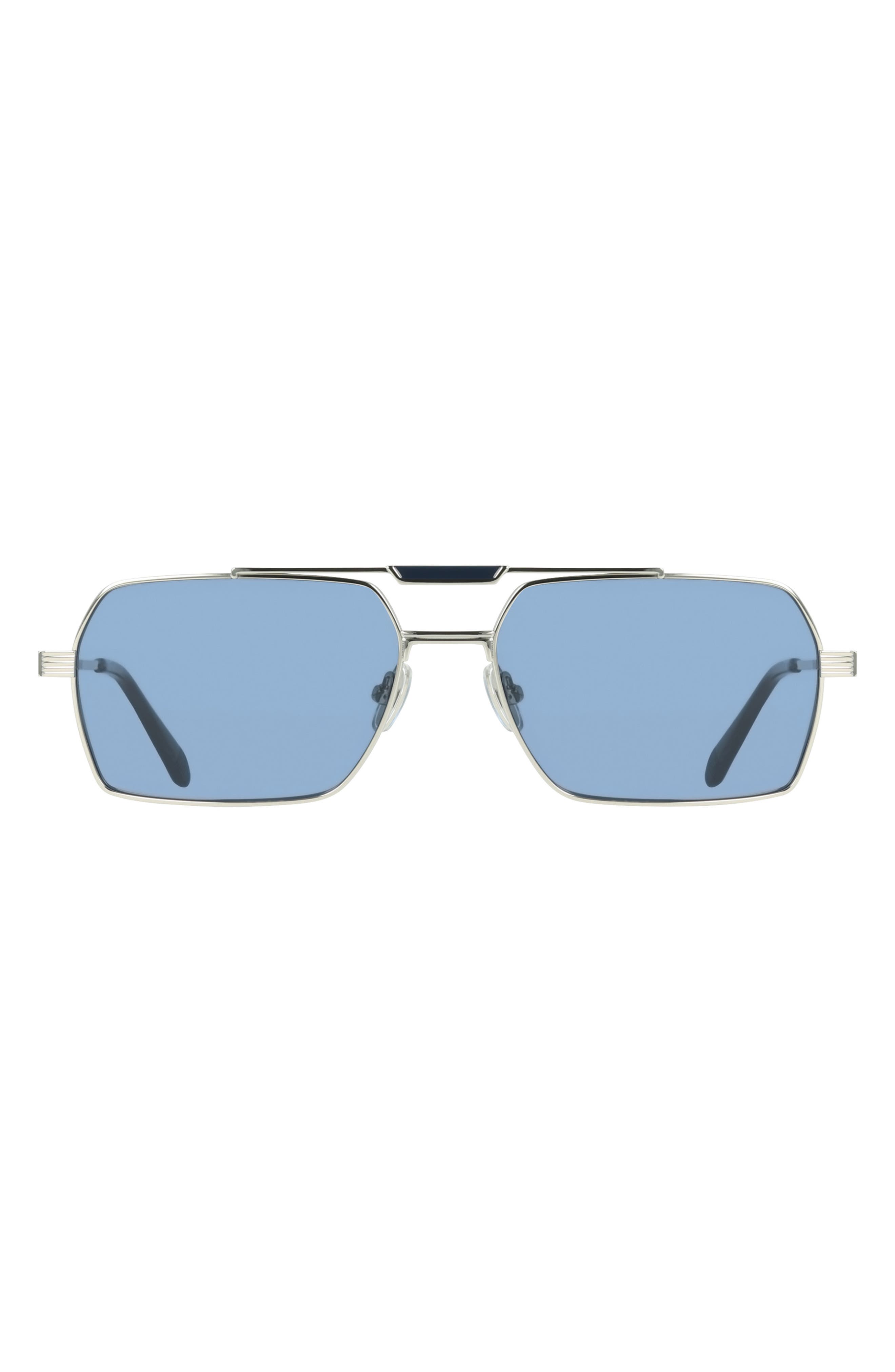 selected SILVER/ BLUE