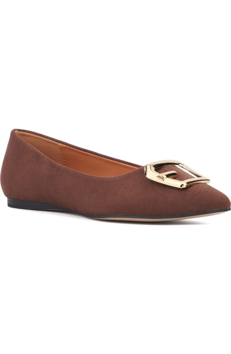 TORGEIS Hartwell Pointed Toe Flat, Main, color, Tan