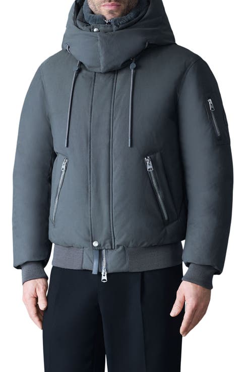 Iker-Z Water Resistant Quilted Down Puffer Jacket with Removable Hood