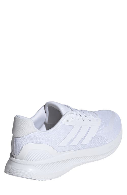 Adidas Originals Adidas Run Falcon 5 Running Shoe In White/white/white