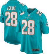 Nike Men's Nike Devon Achane Aqua Miami Dolphins Player Game Jersey