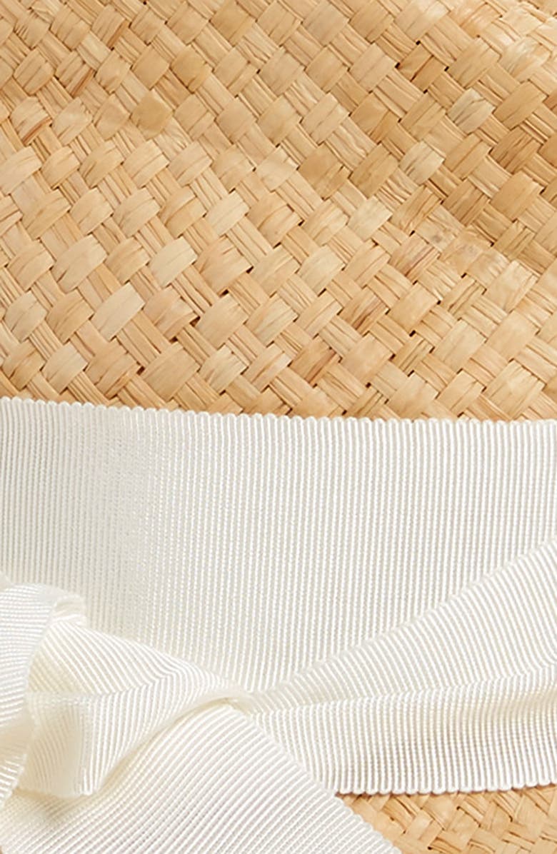 NOAKE Grosgrain Band Straw Rancher, Alternate, color,