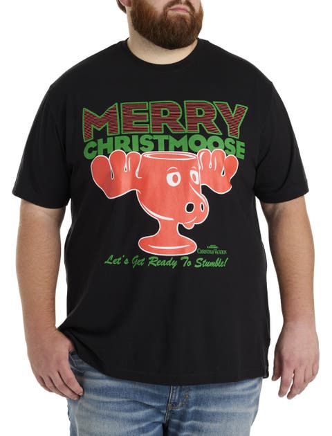 Big & Tall Griswold Merry Christmoose Graphic Tee