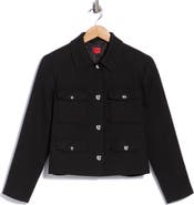 BOSS Alayna Cotton Blend Jacket