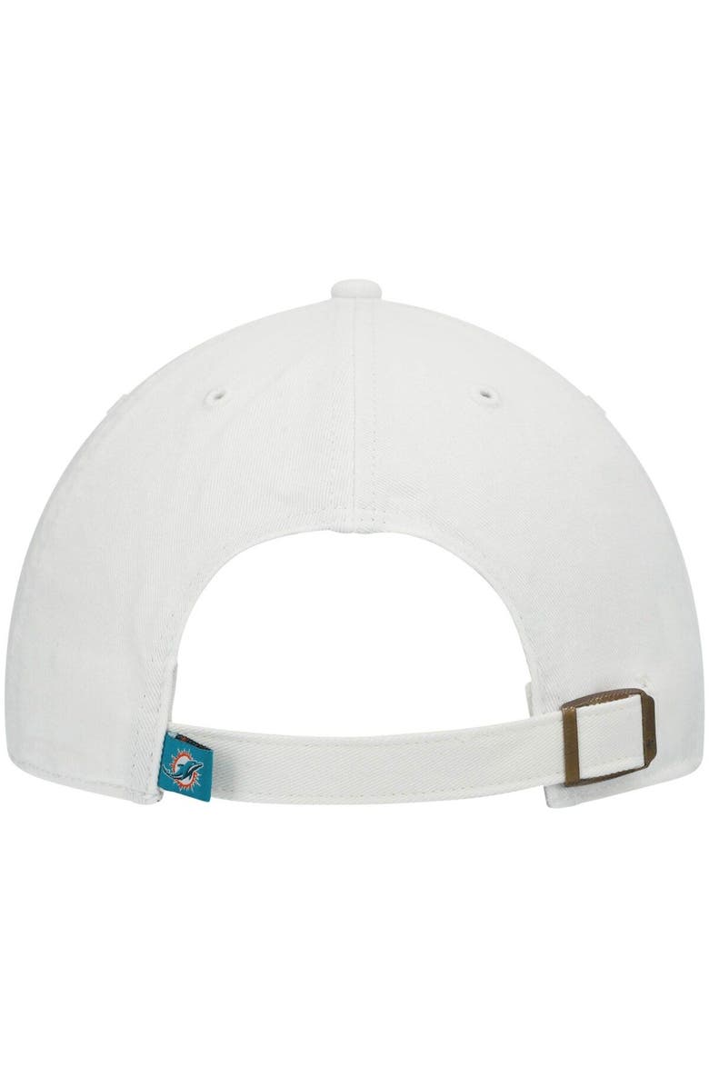 '47 Men's '47 White Miami Dolphins Clean Up Adjustable Hat, Alternate, color, White