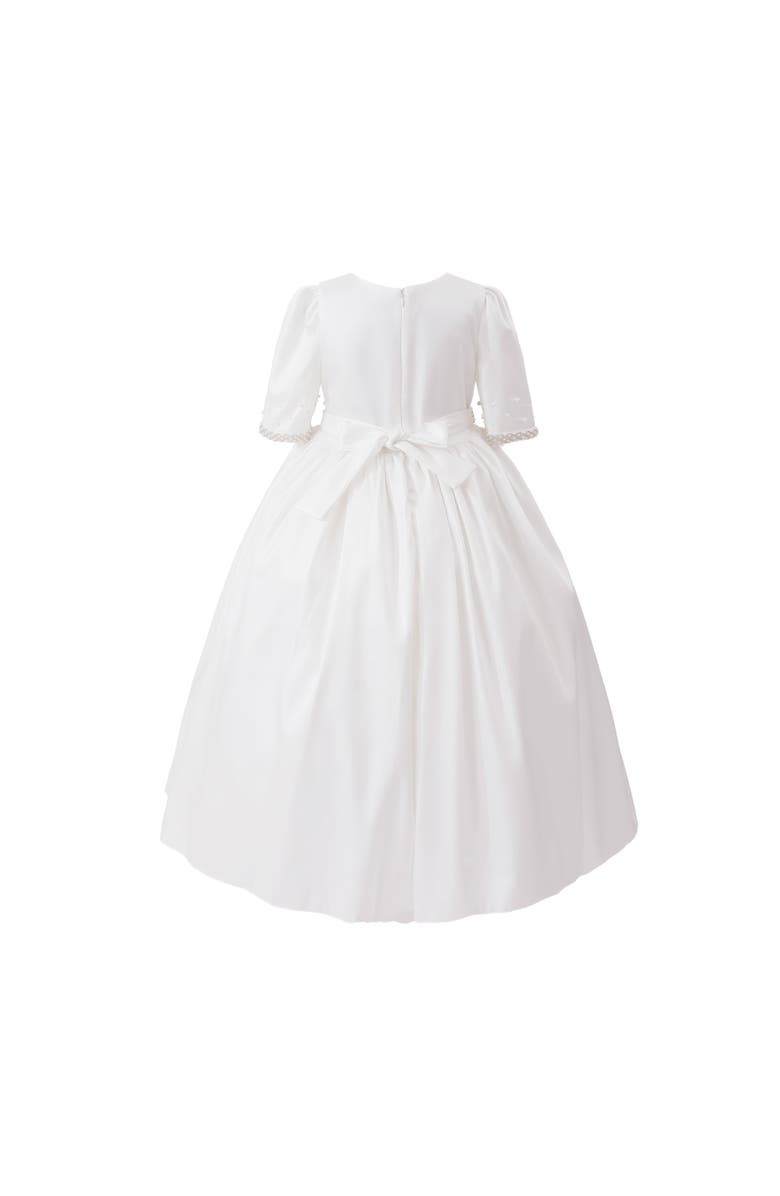 Tulleen Vasonette Pearl-Embellished Dress, Alternate, color, White