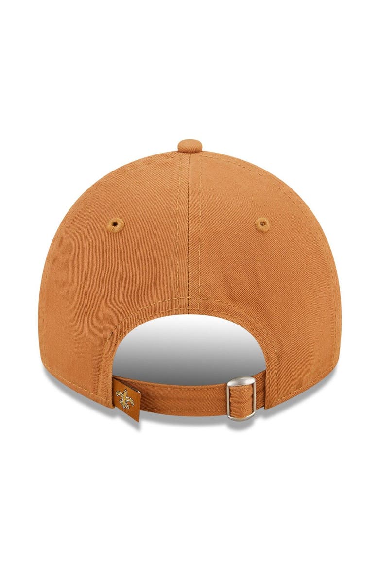 New Era Women's New Era Brown New Orleans Saints Core Classic 2.0 9TWENTY Adjustable Hat, Alternate, color, 