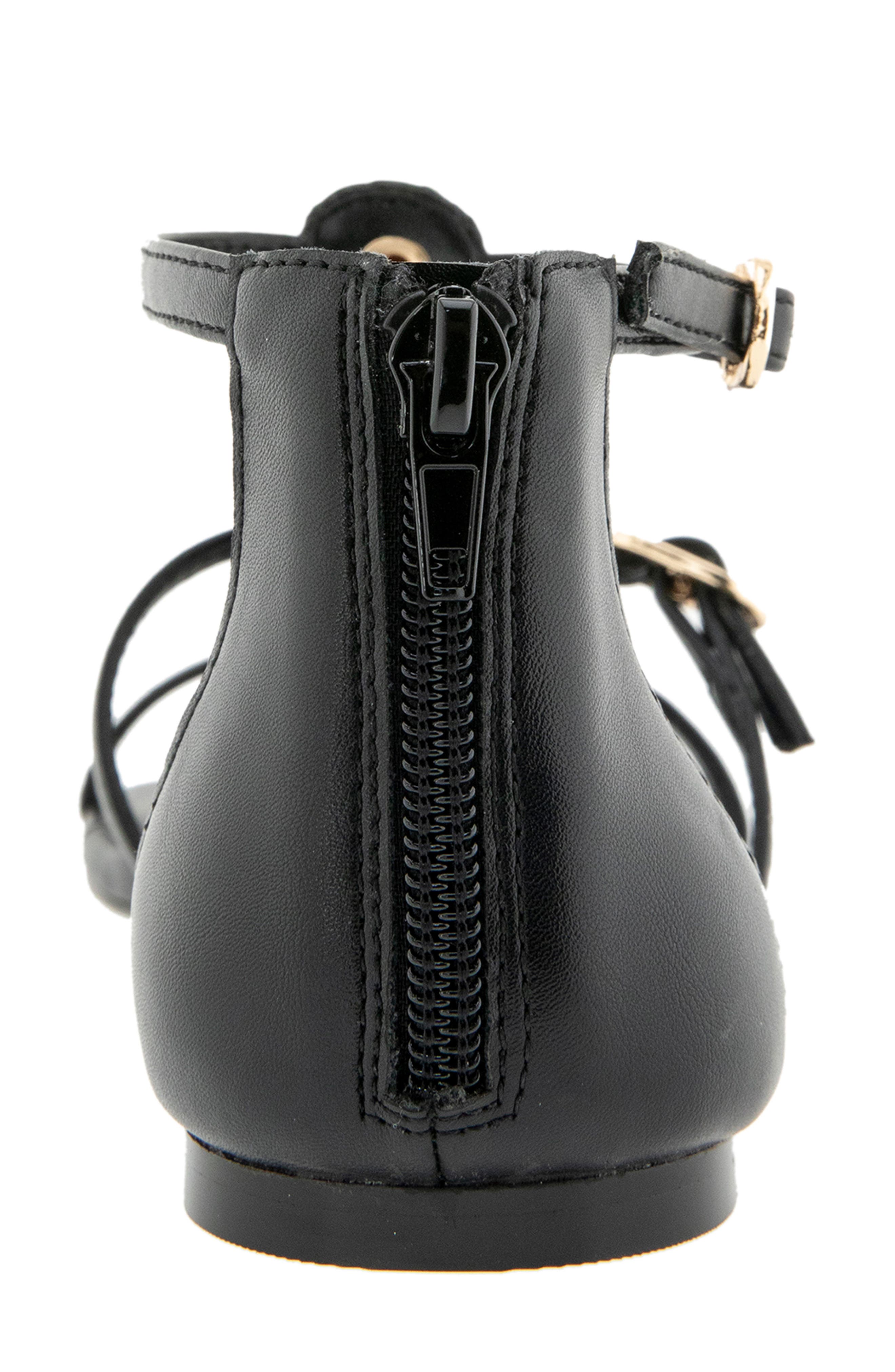 BCBGeneration Paulee T-Strap Sandal, Alternate, color, Black