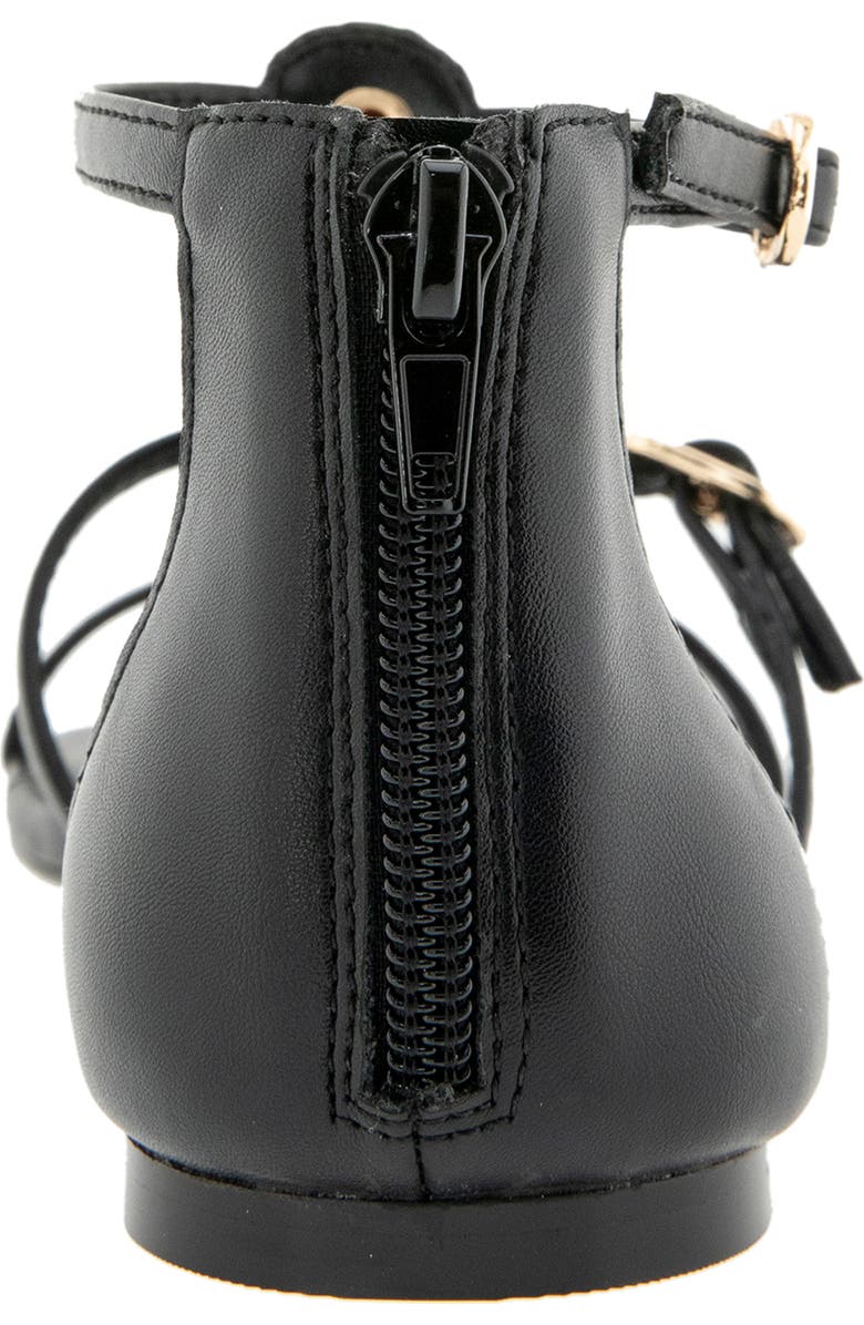 BCBGeneration Paulee T-Strap Sandal, Alternate, color, Black