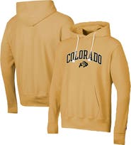 Champion Men's Champion Gold Colorado Buffaloes Skinny Arch Over Vintage Wash Pullover Hoodie