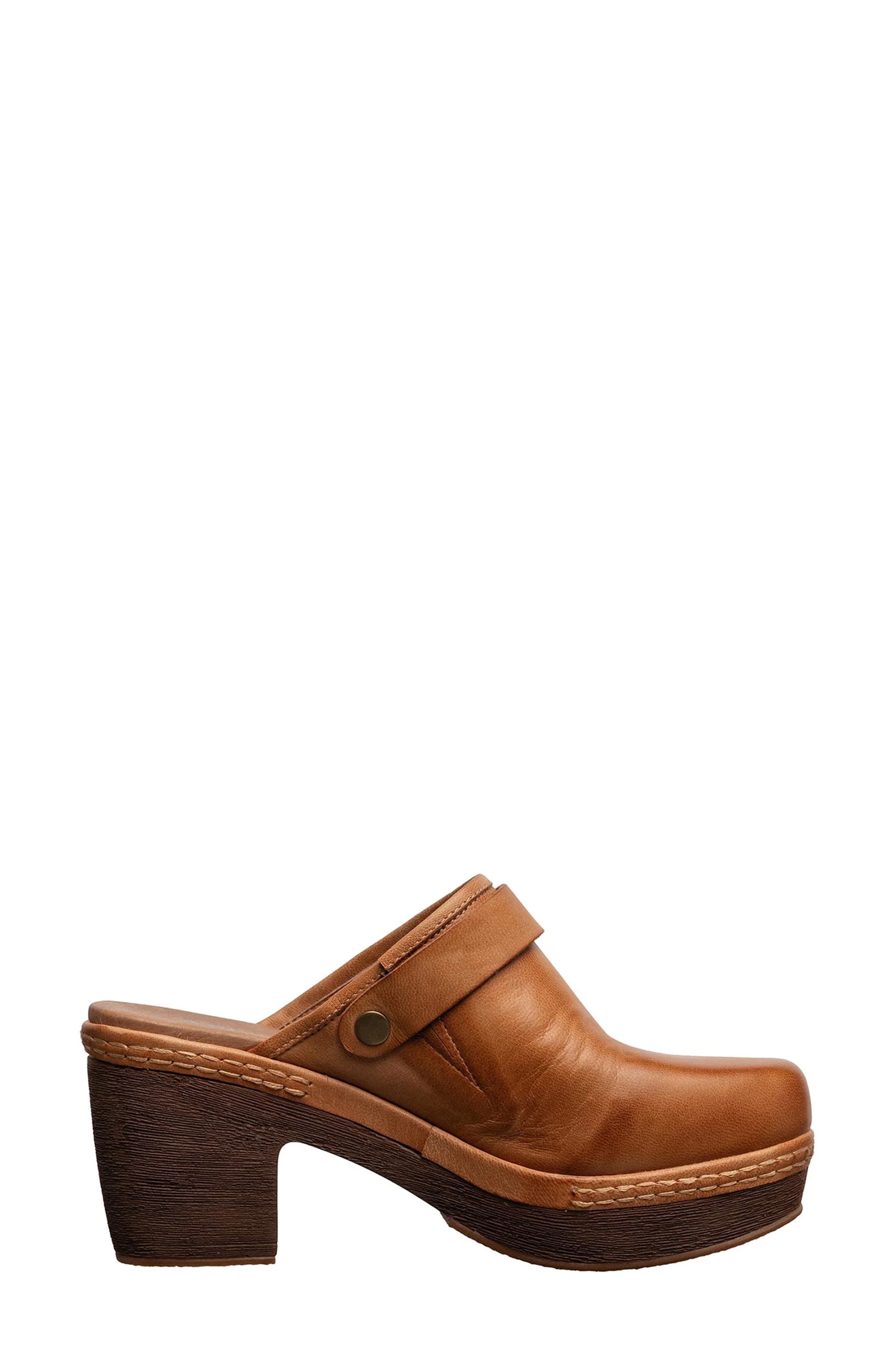 ANTELOPE Sabella Buckle Leather Mule, Alternate, color, Taupe