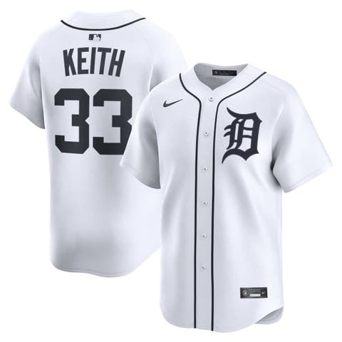 Men's Nike Colt Keith White Detroit Tigers Home Limited Player Jersey