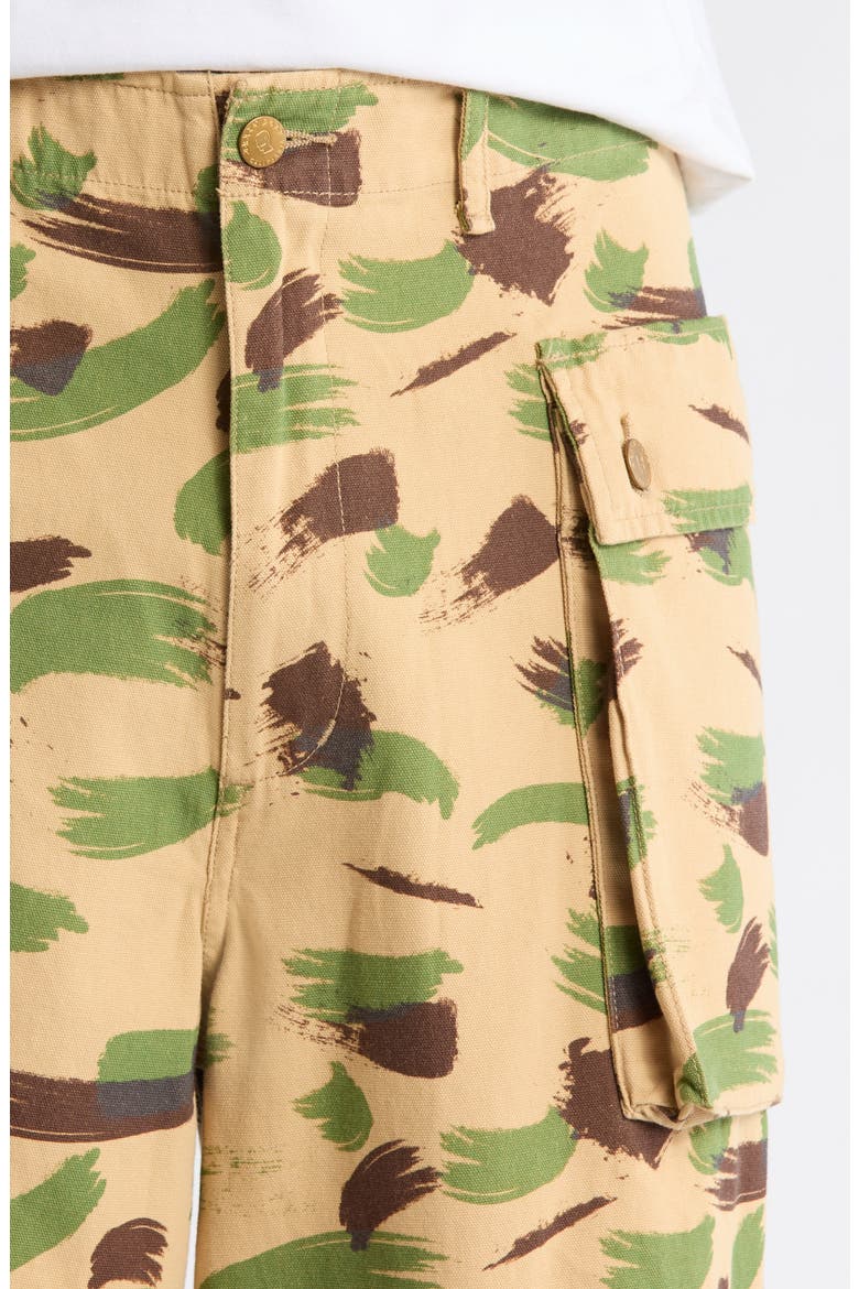 Brushstroke Canvas Utility Pants, Alternate, color, BRUSHSTROKE CAMO