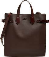 Valentino Antibes North/South Grained Leather Tote
