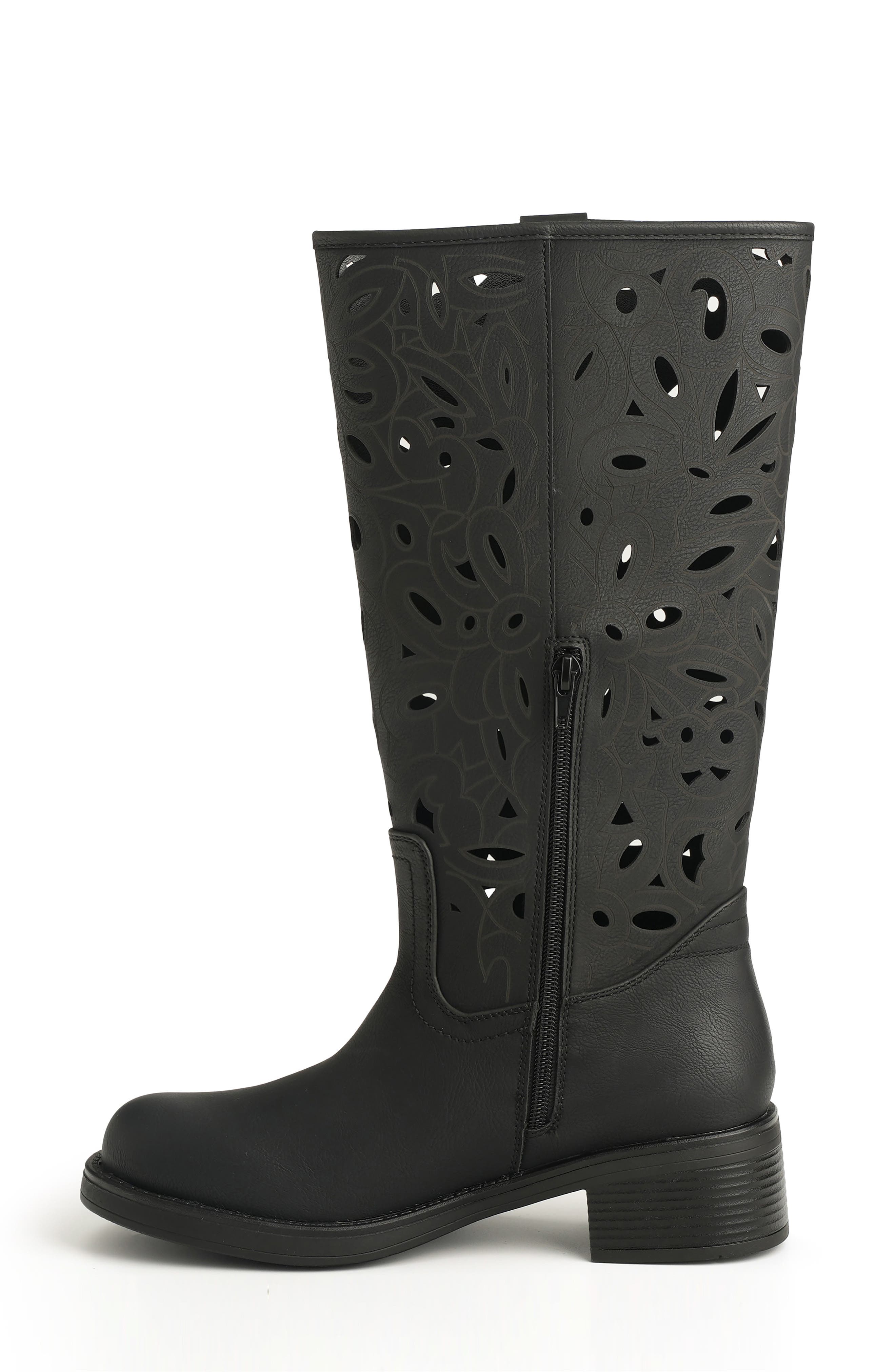 NEW YORK AND COMPANY Curtis Cutout Boot, Alternate, color, 