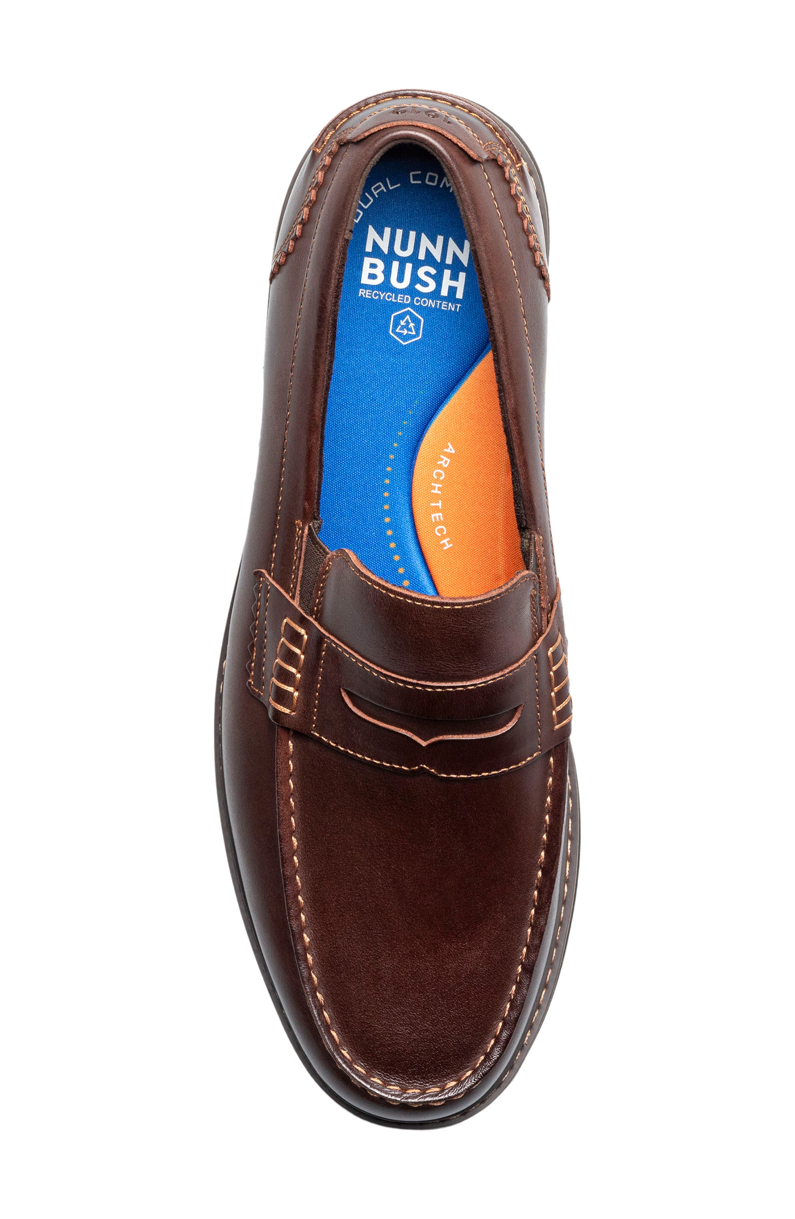 Odin II Penny Loafer - Wide Width Available, Alternate, color, BURGUNDY