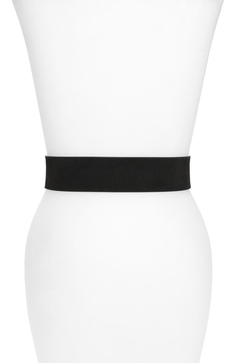 Treasure & Bond Round Buckle Suede Belt, Alternate, color,