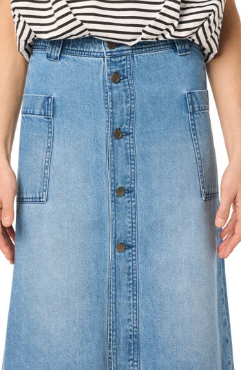 Joe's Cargo Denim Midi Skirt In Estonia