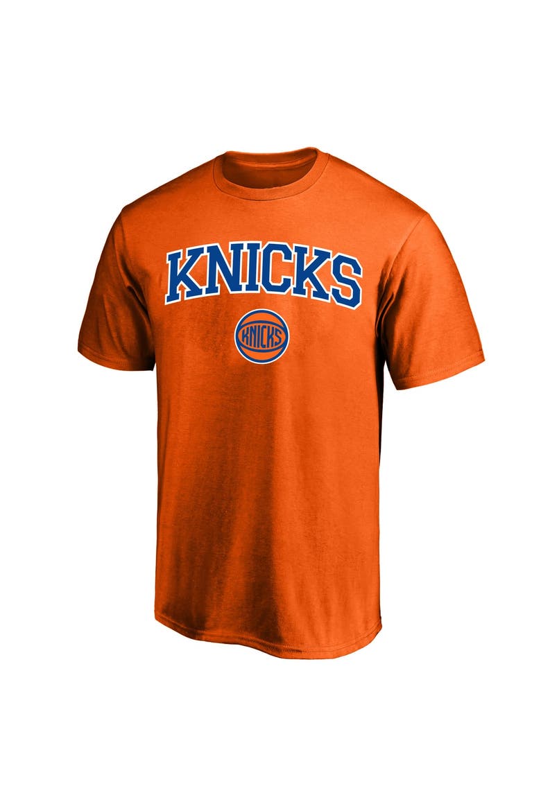Men's Fanatics Orange New York Knicks Big & Tall Arch Over Logo T-Shirt, Main, color, Orange