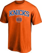 FANATICS Men's Fanatics Orange New York Knicks Big & Tall Arch Over Logo T-Shirt