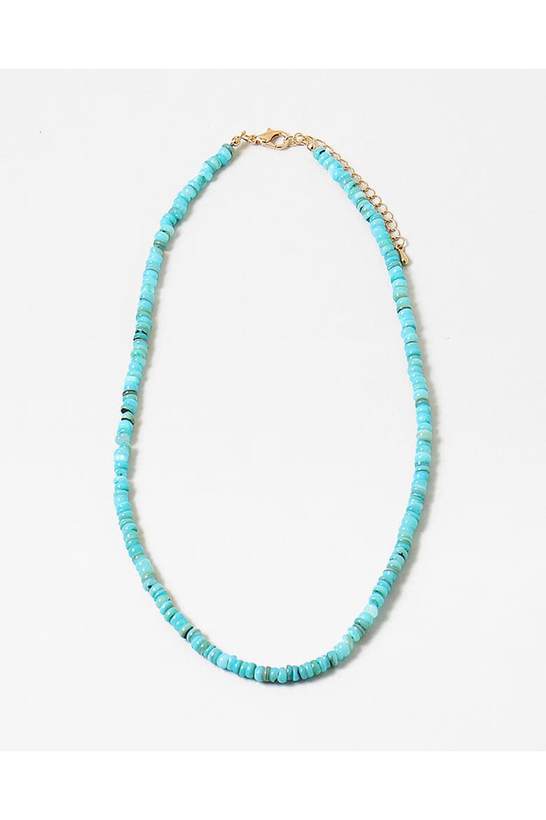 Amalfi Turquoise Dreaming Necklace, Main, color, Blue