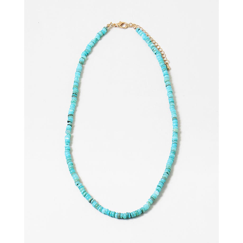 Erin Mcdermott Jewelry Amalfi Turquoise Dreaming Necklace In Blue