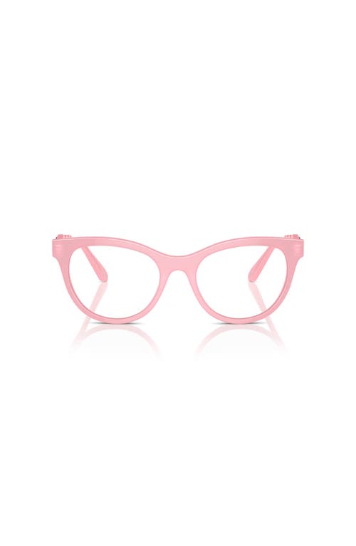 Swarovski 52mm Round Optical Glasses In Pink