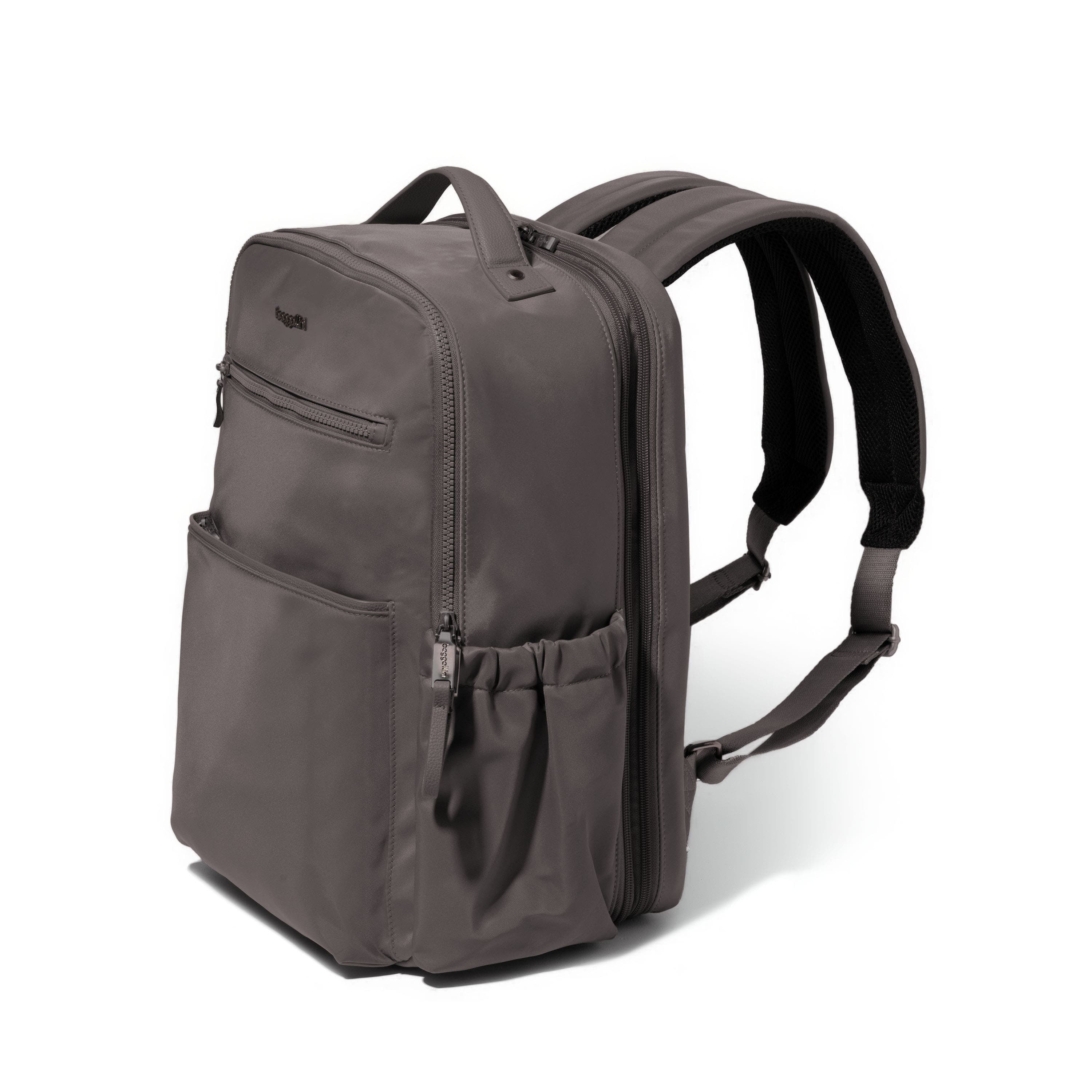BAGGALLINI Tribeca Expandable Laptop Backpack, Alternate, color, Smoke Twill