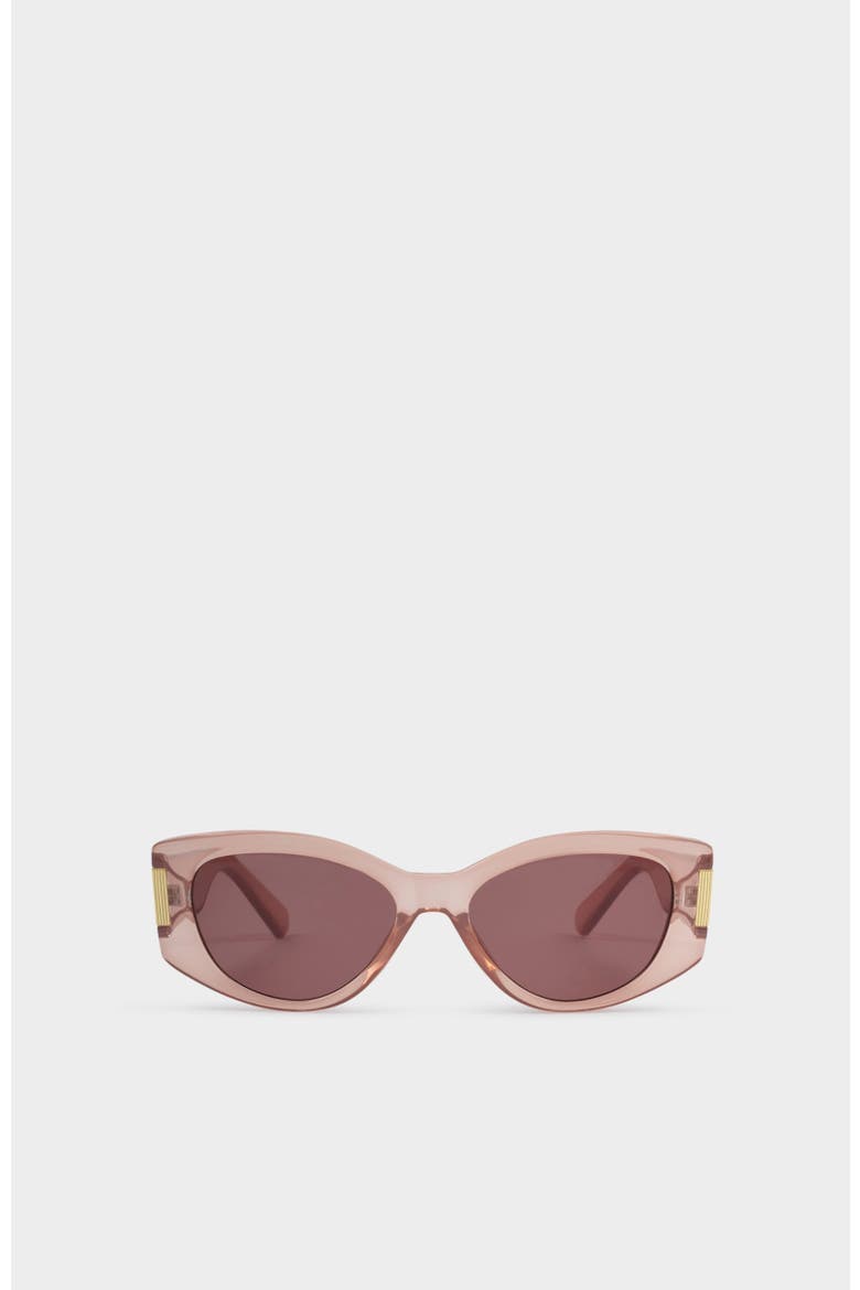 Rimini Sunglasses, Main, color, Pink Transparent