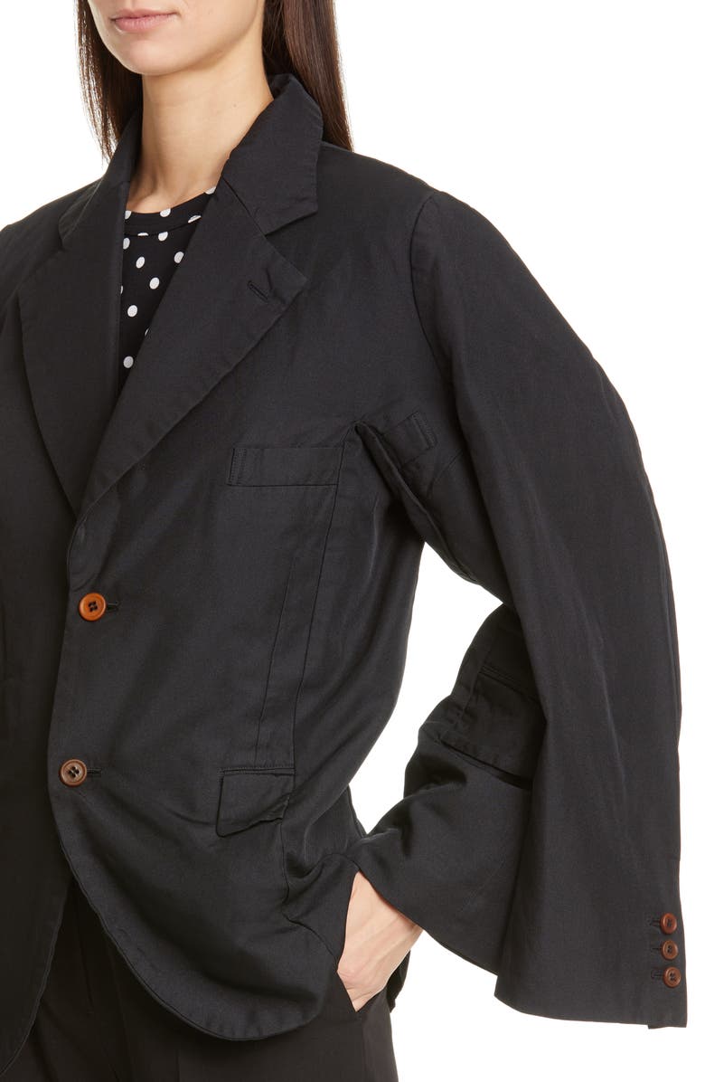 Comme des Garçons Double Sleeve Oversized Blazer, Alternate, color,
