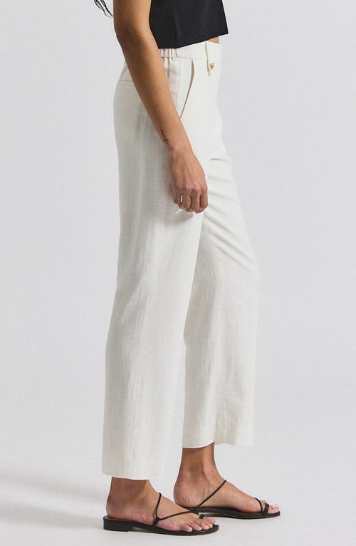 Derek Lam 10 Crosby Nika Drapey Ankle Pants In White