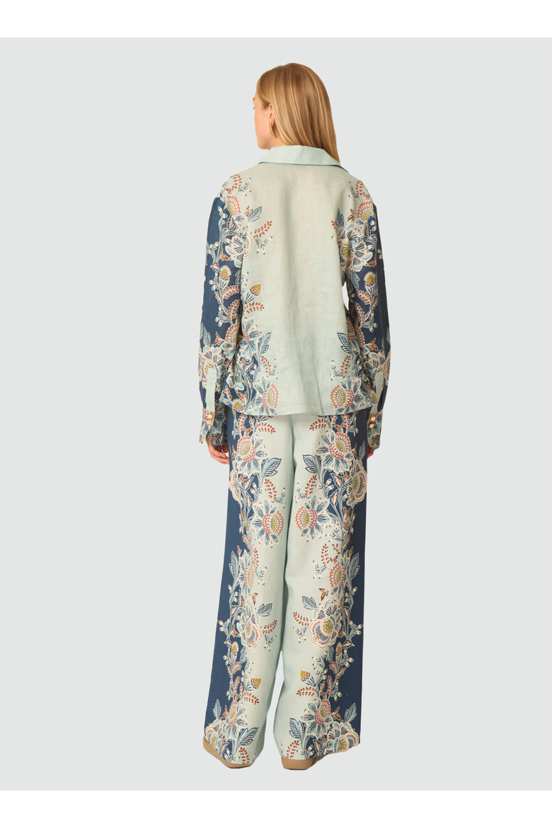 Haylo Blouse, Alternate, color, Floral vines
