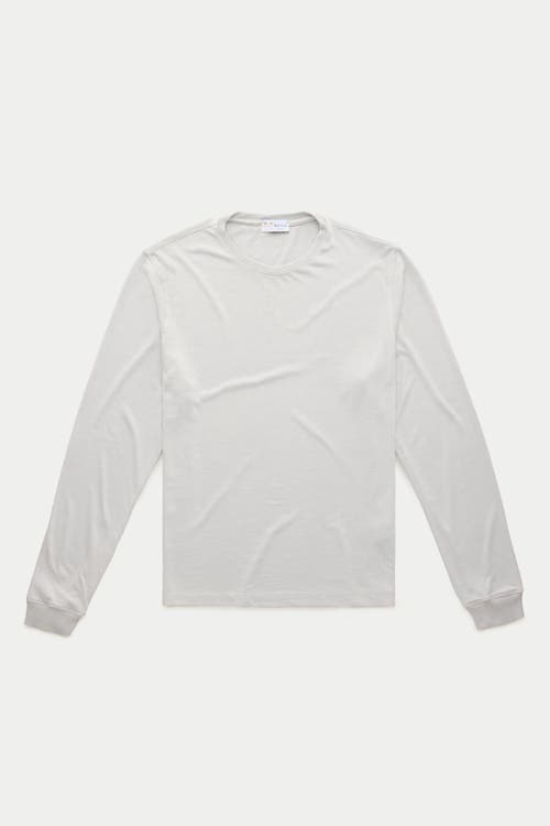 Wolf Vs. Goat (wvg) Long Sleeve Heavyweight Jersey Crewneck In Gray