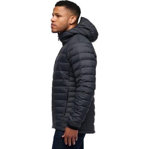 Black Diamond Access Down Hooded Jacket In Black