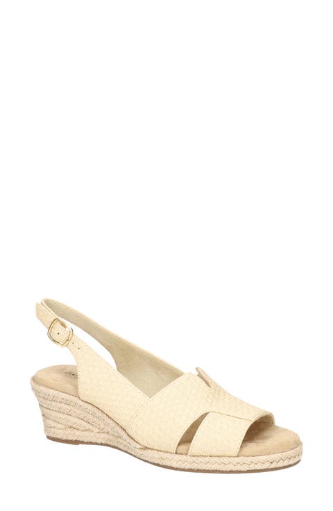 Resort Slingback Wedge Sandal (Women)