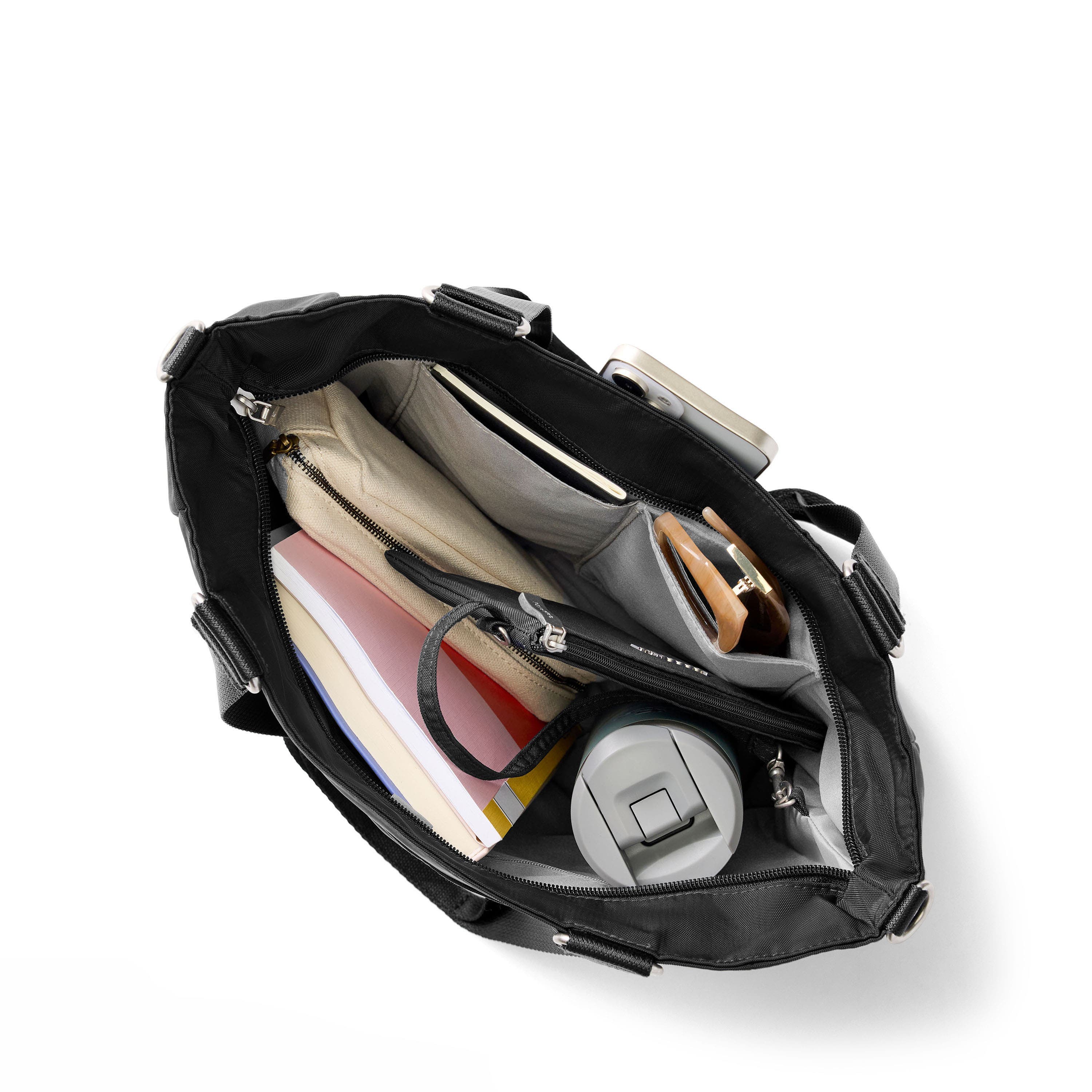 Modern Everyday Shopper Tote, Alternate, color, Black