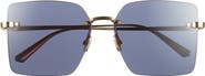 DIOR CDior S3U 58mm Frameless Square Sunglasses