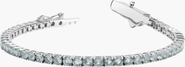 Aurate New York Lab Grown Blue Tourmaline Tennis Bracelet