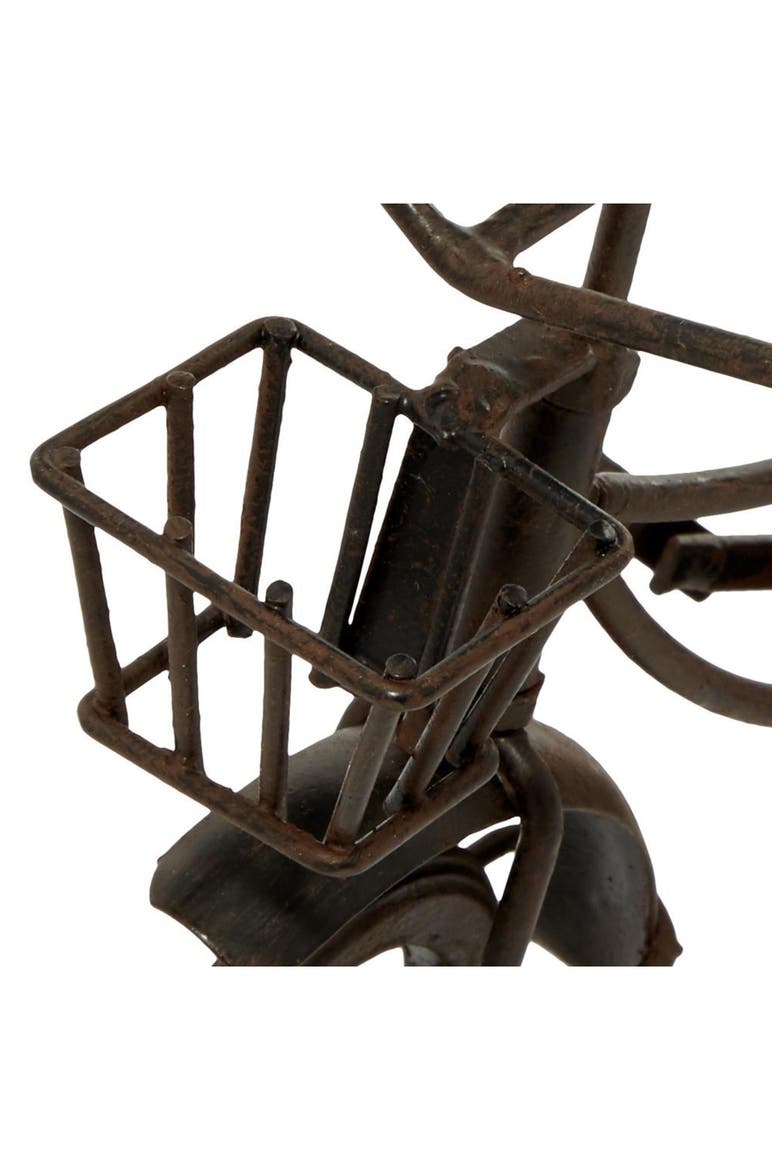 Set of 2 Bike Sculptures, Alternate, color, BLACK