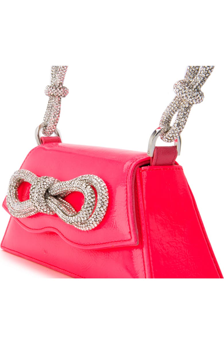 Mach & Mach Mini Samantha Double Bow Patent Leather Top Handle Bag, Alternate, color,