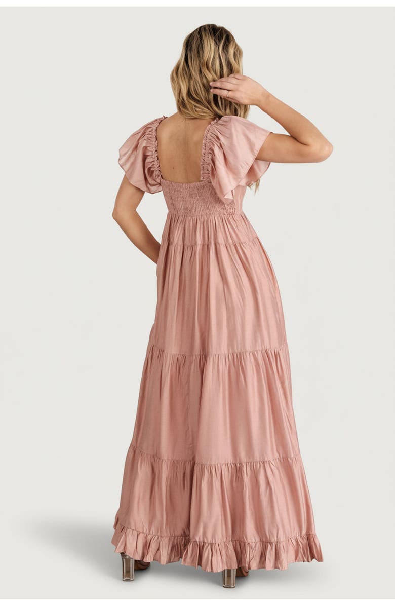Baltic Børn Agatha Maxi Dress, Alternate, color, Dusty Mauve