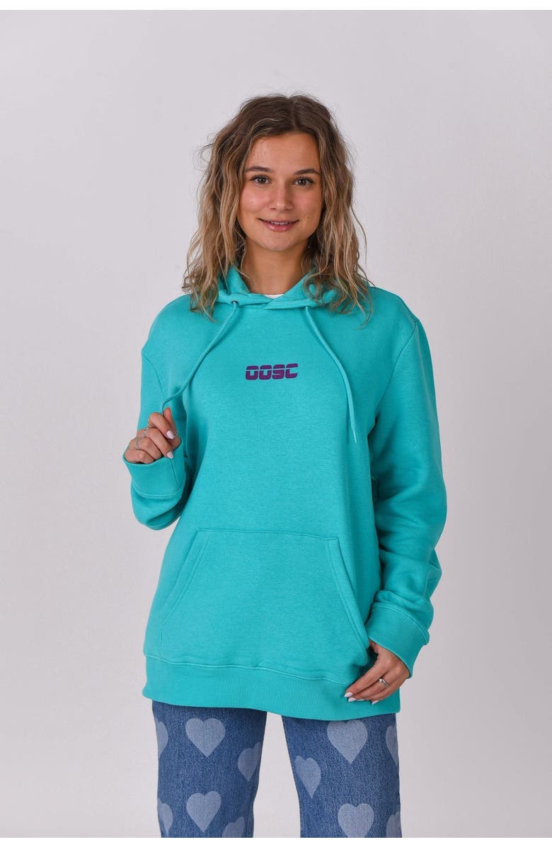 OOSC Retro OOSC Hoodie - Aqua, Main, color, Aqua