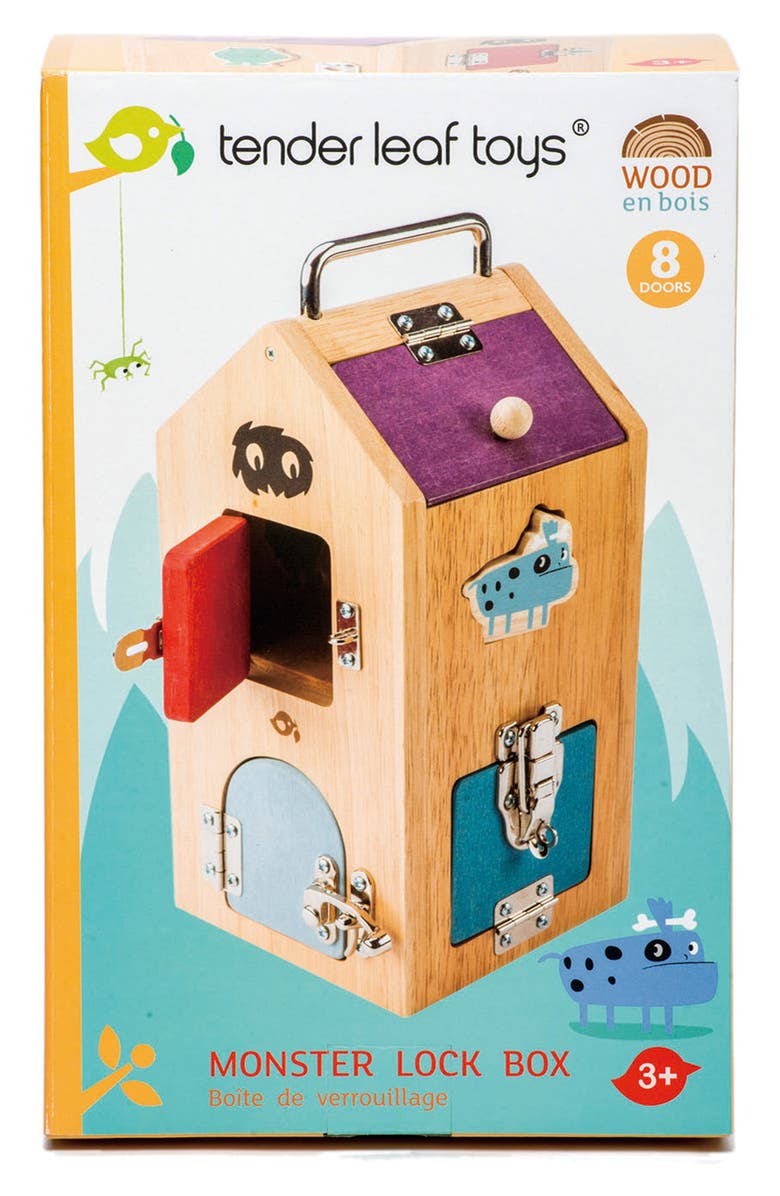 Tender Leaf Toys Monster Lock Box, Alternate, color, Multi