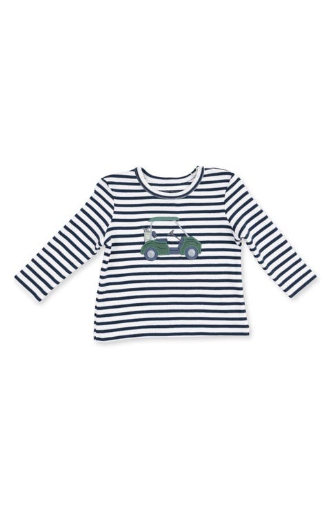 Kids' Golf Appliqué Stretch Organic Cotton T-Shirt
