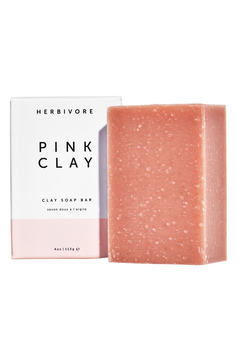 Herbivore Botanicals Pink Clay Bar Soap, Main, color,