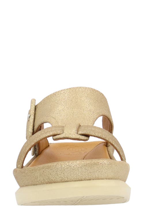 L'amour Des Pieds Verick Sandal In Gold