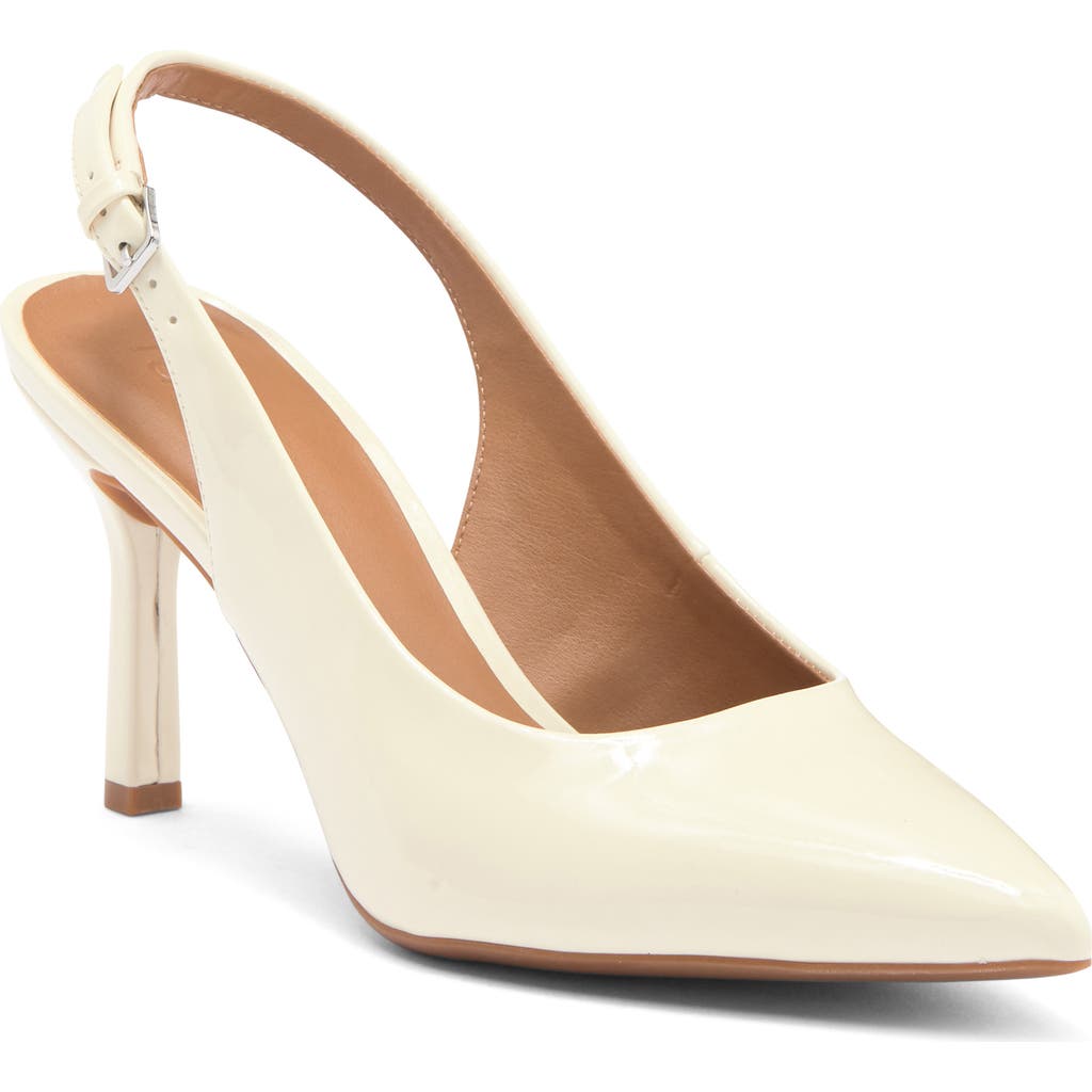 Nordstrom Rack Priscilla Slingback Pump In Ivory Vanilla